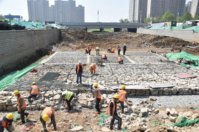 中国铁工建设集团泰城水生态环境治理PPP项目施工大干